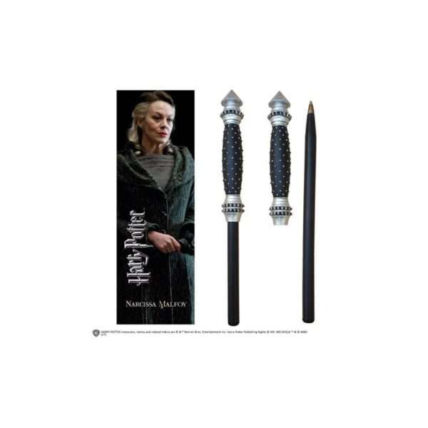 HARRY POTTER PENNA BACCHETTA CON SEGNALIBRO NARCISSA MALFOY