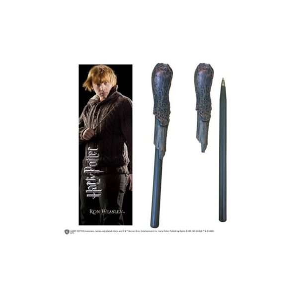 HARRY POTTER PENNA BACCHETTA RON WEASLEY CON SEGNALIBRO